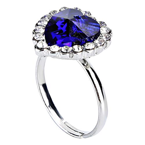 Conjunto de joias femininas com colar de cristal para presente de dia dos namorados, pingente em for