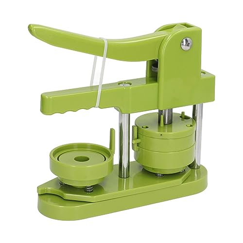 Button Maker Machine DIY Button Pin Maker Machine Badge Button Press Machine with 100Pcs Button Parts Circle Cutter Book (32mm)