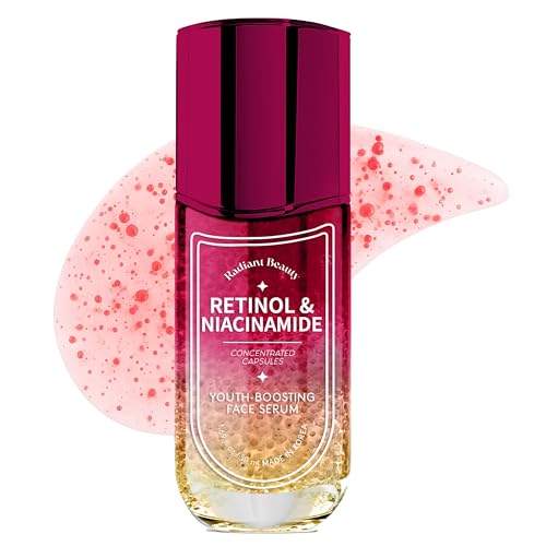 Retinol Serum for Face with Niacinamide – Dermatologist Tested, Anti-Aging, Korean Skin Care – Smooths Texture, Reduces Redness, Calms Sensitivity – Clean Vegan Formula – 1.69 fl oz Retinol Serum for Face with Niacinamide – Dermatologist Tested, Anti-Aging, Korean Skin Care – Smooths Texture, Reduces Redness, Calms Sensitivity – Clean Vegan Formula – 1.69 fl oz