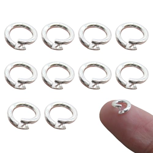 Anneaux de saut 925 de 6 mm pour la fabrication de bijoux DIY - 5