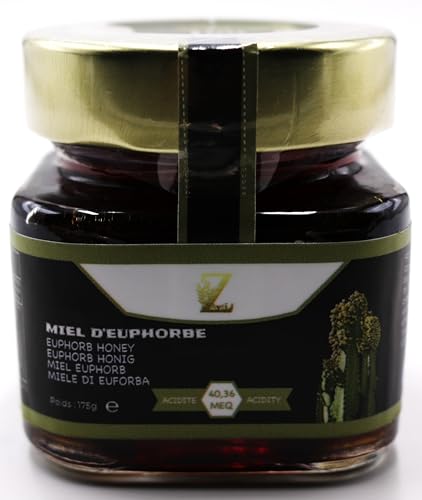Euforbisk honung - (Daghmous) 100 % ren och naturlig. 175 g samlad i Marocko - av finaste kvalitet, en stor variation av läckra smaker.
