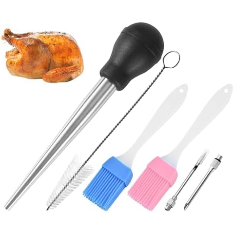 ALEOHALTER Stainless Steel Turkey Baster Set Cover