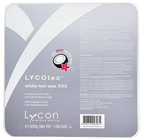 Lycon LycoTec White Hot Wax Stripless Hard Wax 17.6 oz
