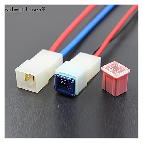 1set=1pcs Fuse+1pcs Fuse Box Mini Square Fuse 20A 30A 40A 50A 60A Auto Fuse with Plastic Box Assortment Auto Fuse(2PCS 50A Fuse) miniatura 2