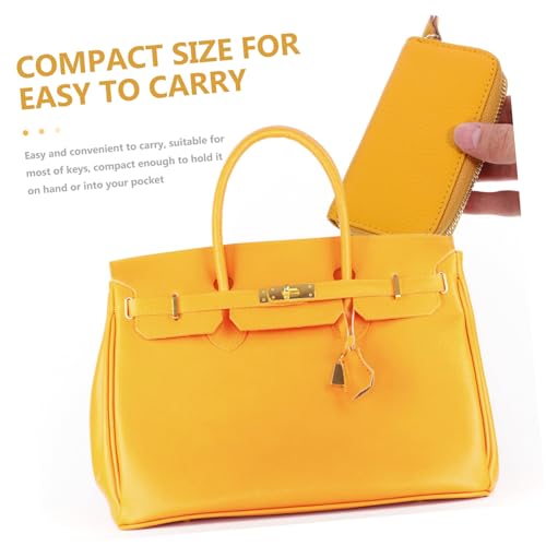 Amosfun Men Wallet Key Hooks Leather Car Key Case Zipper Wallet for Men Water-resistant4