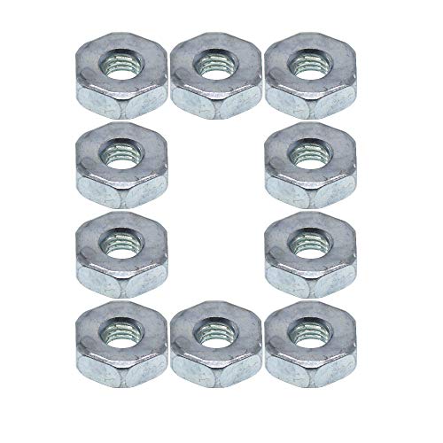 QHALEN Replacement 10Pcs Bar Nuts for STIHL Chainsaw MS170 MS180 MS230 MS250 MS380 MS381 017 018 023 025