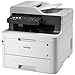 Brother MFC-L3770CDW Compact Wireless Digital Color All-in-One Printer with NFC, 3.7” Color Touchscreen, Automatic Document Feeder, Wireless and Duplex Printing and Scanning