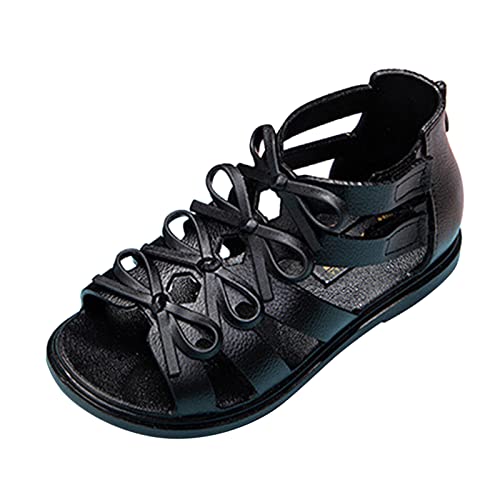 Sandals Girls 11 Toddler Kids Little Child Girls Soild Bowknot Closed Toed Toddler Girl Sandals3