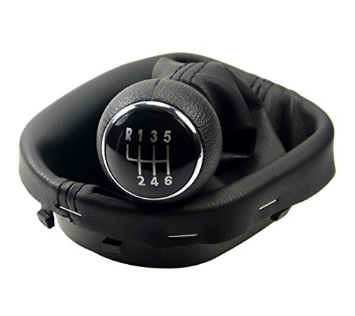 L & P Car Design L&P A263-1 soufflet Levier de vitesse Pommeau la coiffe de cuirette avec cadre piece de rechange nombre 1t0711113 et 2K0711113