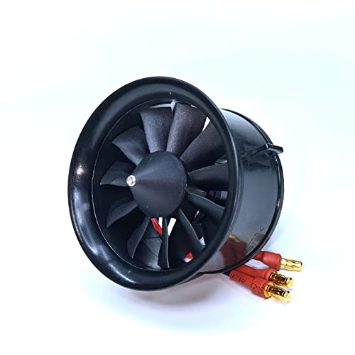 Dobofo Edf 50Mm 3S 4900Kv 11 Blades 12.6V Electric Ducted Fan, Hobby Rc Jet Engine Propeller, Rc Car Engine Parts, High Speed Brushless Motor, Remote Control Model, Replacement Airplane Parts Diy #TOP2