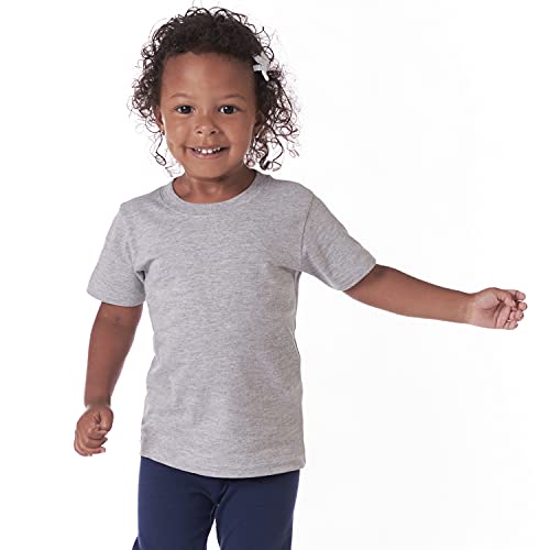 Image of Gerber Baby & Toddler 5-Pack Solid Short Sleeve T-Shirts Jersey 160 GSM