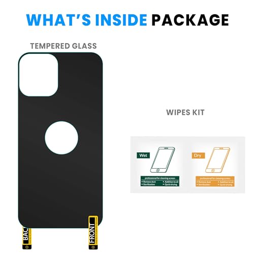 Image of ArmourPro Matte Back Screen Protector for iPhone 14, Premium Ultra Thin TPU Back Membrane Guard, Anti-Glare, Bubble-Free, Edge to Edge Coverage, Fingerprint Friendly | 1 Pack