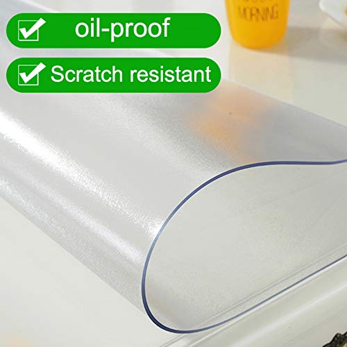 Protection de table transparente imperméable sous-main de bureau vinyle