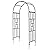 SCENDOR Garden Arbors, Curved Metal Endurable Iron Trellis Plants Stand Use for Outdoor Garden Arbor Climbing Plants Wedding Arches Ceremony