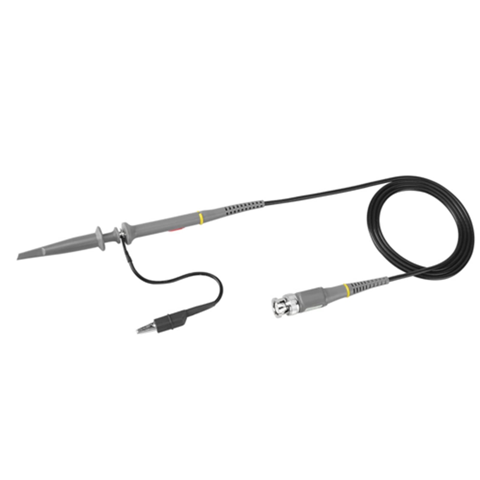 P6100 Oszilloskop Prüfsonde Präzisions Testkabel Mit Einstellwerkzeug-Set 2 Stück 100 MHz Besen Clip Umschaltbar 1X / 10X Für Elektronik Und Geräte