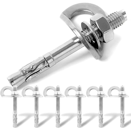 YERGOFE Climbing Holds Anchor Set - 6 PCS - Stainless Steel