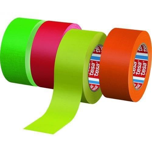 tesa Fluorescent Orange Repair Fabric Tape 50mm x 25m 4671-50-25-FO
