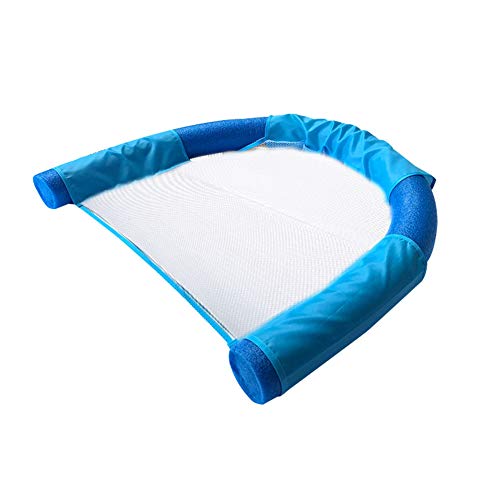 Aprettysunny Silla Flotante, Silla de Piscina Asientos de Piscina Asiento de Piscina Flotante Neto para Fiesta de natación de Verano