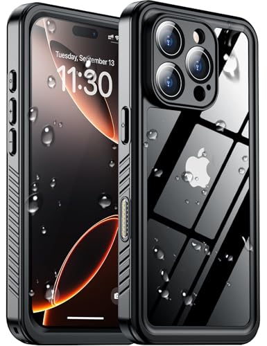 SPIDERCASE for iPhone 16 Pro Max Case Waterproof, Built-in Screen & Camera Protector [IP68...
