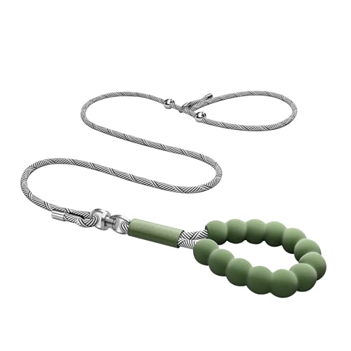 Marchul-Dog-Leash-15M5FT-Reflective-Rope-Padded-Handle-360-Rotating-Buckle-for-Small-Medium-Large-Dogs Marchul Dog Leash, 1.5M/5FT Reflective Rope, Padded Handle, 360° Rotating Buckle, for Small Medium Large Dogs - Image 1