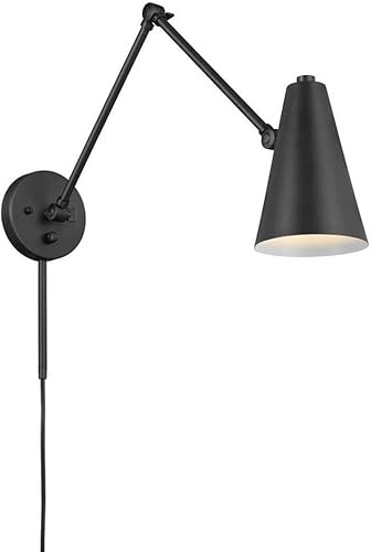 Kichler, Sylvia 52486BKB - Aplique de pared (1 luz), color negro