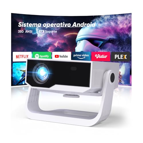 Wielio Proyector Inteligente con Android 11, Resolución Nativa 1080P y Soporte 4K Proyector...
