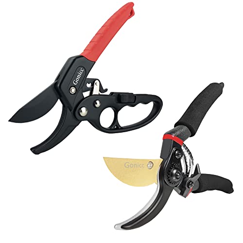 Tijeras de podar profesionales gonicc 8 pulgadas miniatura 1