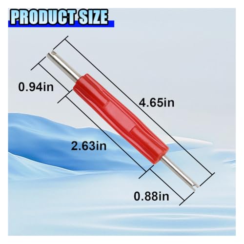Image of 5PCS Valve Core Removal Tool, Double Head Schrader Valve Stem Core Remover, Motorcycle & Truck Tire Repair Install Tool (Double Head)