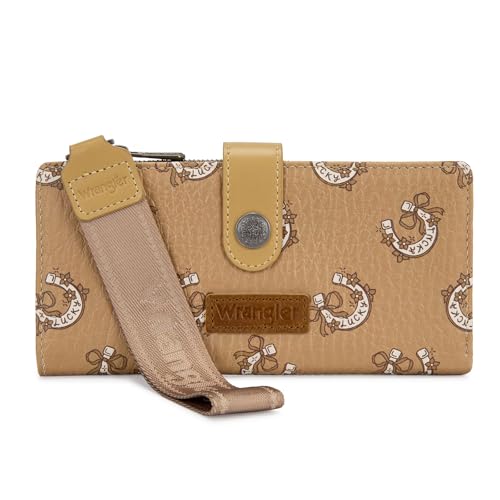 Image of Montana West X Wrangler Wristlet Wallet for Women Daisy Floralt Clutch Womens Wallet Rfid Card Cases & Money Organizers with Smooth Zipper and ID Window