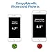 JETech Screen Protector for iPhone 6 and iPhone 6s, 4.7-Inch, Tempered Glass Film, 2-Pack