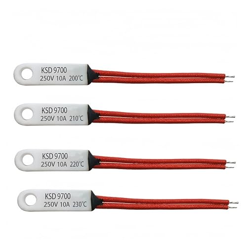 5�� KSD9700 40C-250C 10A 16A 250V �Z���~�b�N �m�[�}���N���[�Y �m�[�}���I�[�v�� �T�[���X�^�b�g �T�[�}���v���e�N�^�[(Ceramic holes-10A-NC,70C)