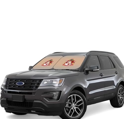 ペコちゃん (3) 車用サンシェード サンバイザー 日よけ 紫外線対策 カーサンシェード 四季兼用 車用品 折畳み 便利 遮光 断熱 吸盤4個付