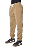 Southpole Herren Active Basic Jogger Fleece Pants Jogginghose, weizenfarben, L
