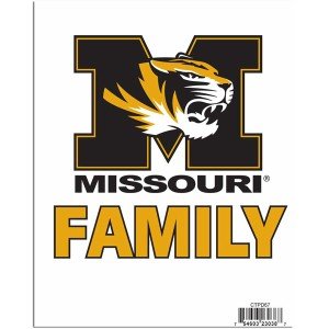 NCAA Missouri Tigers Team Pride Auto Decal