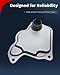VEHICODE Automatic CVT Transmission Filter Kit Compatible with Nissan Altima Rogue Sport Juke NV200, Trans Oil Pan Fluid Change Service Kit Replace 31726-28X0A, 31728-28X0A