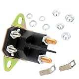 Jiayicity Solenoide de arranque de 12 V AM138068 725-04439 AM138497 28-4210 1752137 compatible con tractor MTD y cortacésped 12AE764H099 12AE76Y099...