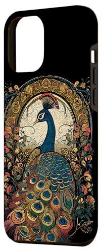 Coque pour iPhone 12 Pro Max Cottagecore Décoration de jardin Motif paon – vue 2