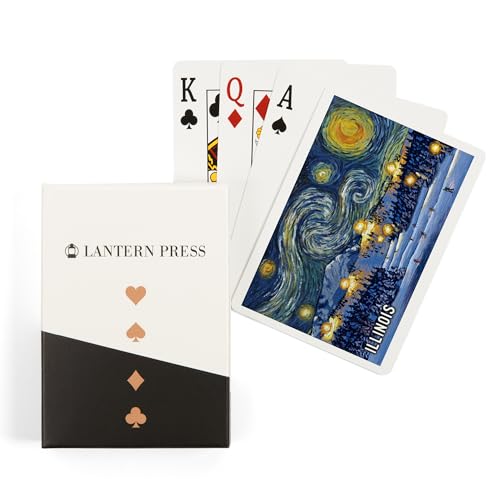 Baraja de Poker Illinois Starry Night 52 cartas