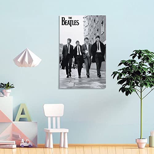 JMUNG Poster The Beatles – Peinture décorative sur toile – Poster mural moderne pour chambre à coucher – 60 x 90 cm - Les Beatles, Paul McCartney, John Lennon, RIngo Starr, George Harrison JMUNG Poster The Beatles - Peinture décorative sur toile - Poster mural moderne pour chambre à coucher - 60 x 90 cm – Image 5