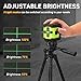 Polarduck Laser Level 360 Self Leveling with Tripod: 100Ft Green Cross Laser Line Leveler Tool for Home Renovation, Picture Hanging, Floor Tile, Wall Construction-Tripod, Carry Bag & Battery Included