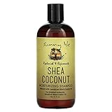 Sunny Isle Shea Coconut Moisturizing Shampoo 12oz | Infused with Jamaican Black Castor Oil | Curly Hair Shampoo | Hydrating for Dry Curls, Waves, Coils | Silicone, Paraben & Sulfate-FREE