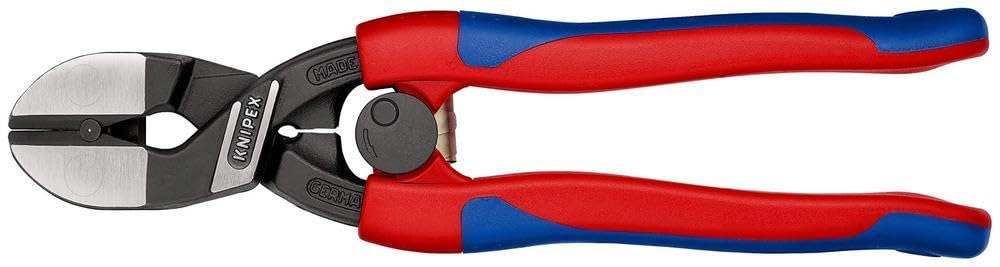 KNIPEX CoBolt Tronchese a doppia leva in confezione, 71 22 200 SB | Self-service rivestiti in materiale bicomponente, forma affusolata