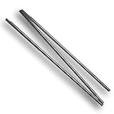 Six Moon Designs 49', 3 - Section Aluminum Tent Poles - Ultra-Light 3.2 OZ/90 G - Perfectly Matched to Fit Our Lunar Solo, Deschutes, Deschutes Plus, Deschutes Zero-G, and Gatewood Cape Tents.