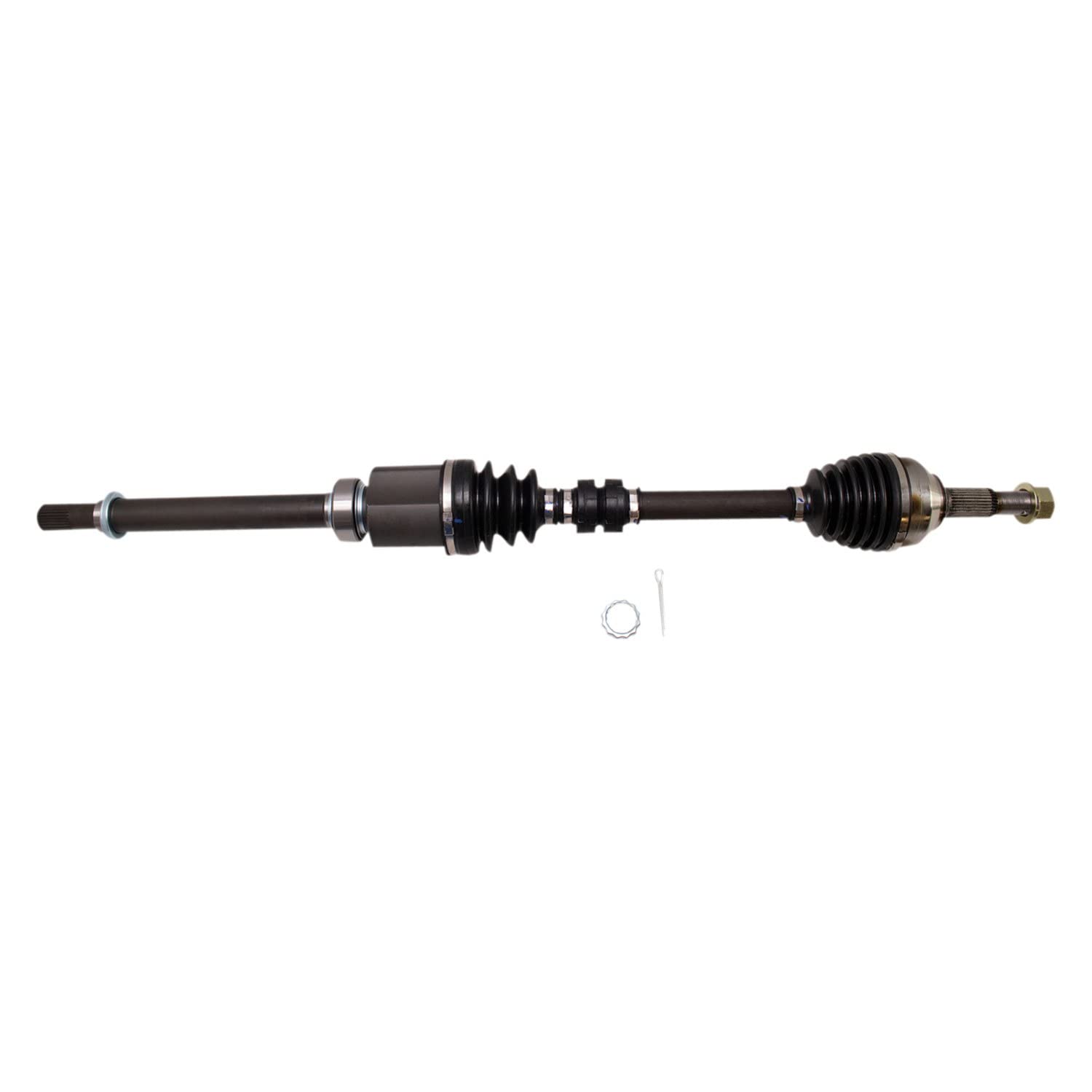 TRQ Front Right CV Axle Shaft Assembly Passenger Side Compatible with 2015-2018 Chevrolet City Express 2015-2021 Nissan NV200