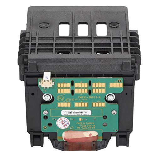 Asixxsix Druckkopf-Ersatz für HP711-Drucker, Stabiler ABS-Druckkopf, Rostfrei, Kompatibel für DesignJet T530 T525 T520 T130 T125 T120 T100-Plotterdrucker, Langlebiger