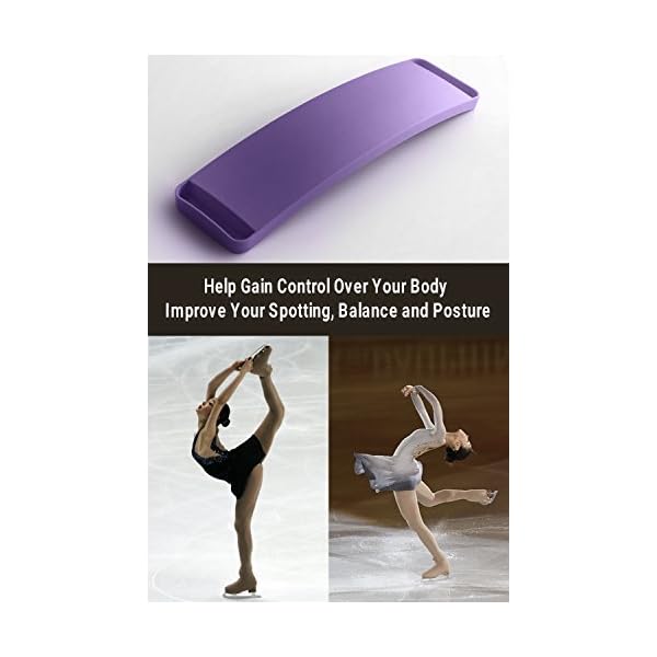 HARVEST-MOMENTS-GRAVITYFREE-Best-Spin-Turning-Board-for-Figure-Skating-Ballet-and-Dance-Powerful-Training-Equipment-for-Dancers-Amazing-Spinner-Helps-You-Improve-Your-Pirouette-and-Turns GRAVITYFREE - Best Ballet Spin Turning Board for Figure Skating and Dance - Powerful Training Equipment for Professional Dancers - Effortlessly Improve Your Pirouette and Turns (Purple)