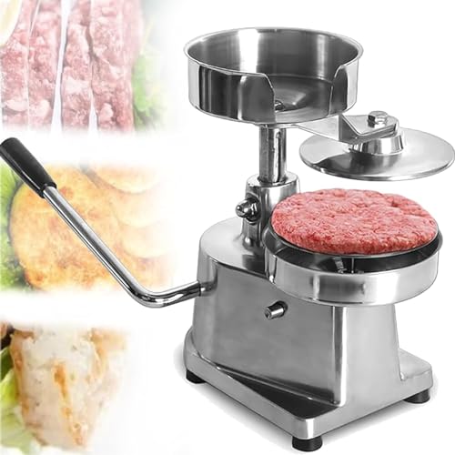 Presse à hamburger 130 mm en acier inoxydable pour galettes maison