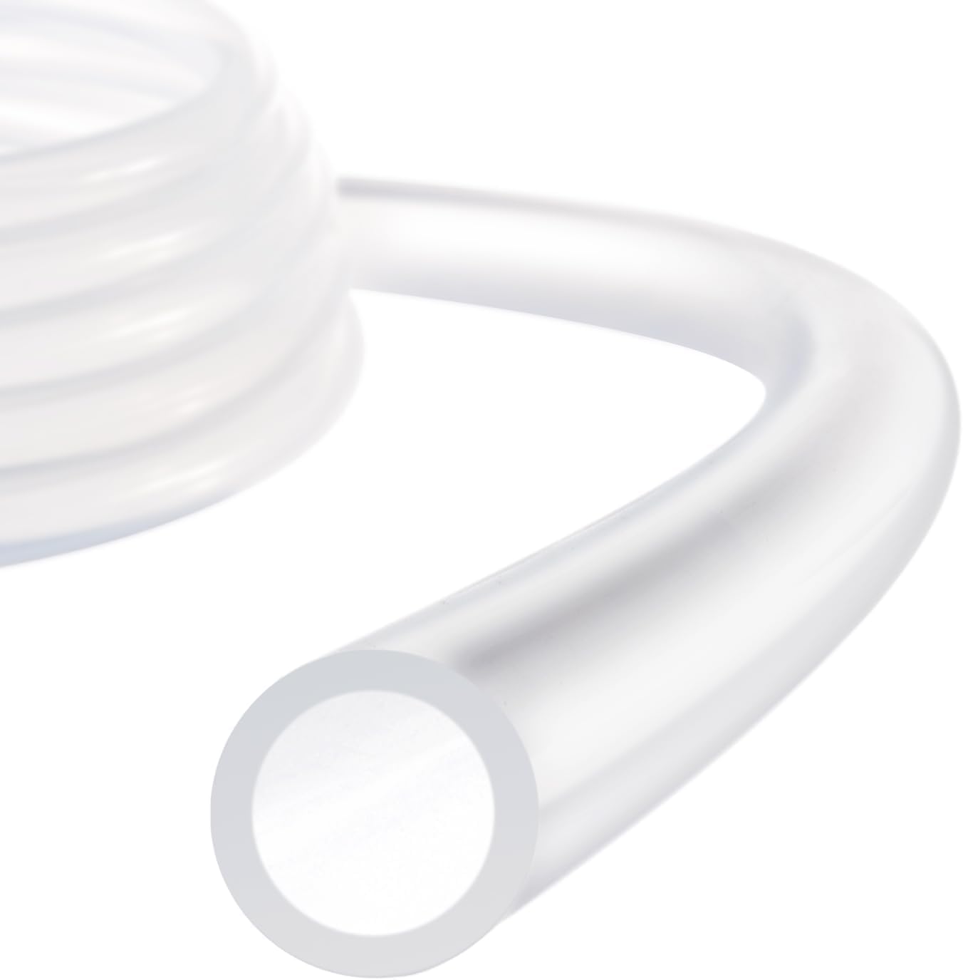 iMeistek siliconenslang 5mm ID x 8mm OD 4 meter, flexibele voedselveilige siliconenslang water lucht slang buis transparant