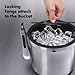 OXO 3107300 Steel Ice Bucket and Tongs Set