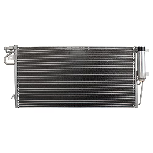 Image of TRQ A /C Condenser and Receiver Drier Assembly Compatible with 19-22 Ford Transit Connect 2018 Transit Connect From 5 29 18 Production Date 17-19 Escape SE 16-18 Focus RS 15-19 Lincoln MKC